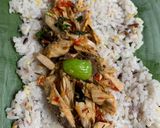 Foto langkah ke 6 dari resep Nasi Bakar Tongkol.