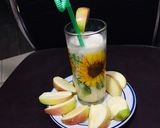 A picture of step 3 of Apple & banana smoothie🍎🍏.