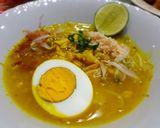 Foto langkah ke 6 dari resep Soto ayam bening medok bumbu #ketopad #pekaninspirasi.