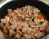 Foto del paso 6 de la receta: Estofado de solomillo de cerdo con patatas y calabaza