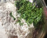 A picture of step 2 of Koki(Sindhi Style Onion Paratha).