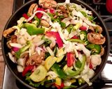 A picture of step 2 of Mike's Sweet & Spicy Firecracker Shrimp & Noodles.