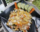 ভাত ভাজা বাসি ভাত দিয়ে(bhaat bhaaja recipe in Bengali) রেসিপির ধাপ 4 ছবি