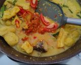 Foto langkah ke 6 dari resep Tuna santan pedas.
