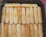 Pas rețetă Tort Tiramisu cu fructe 4 fotografie