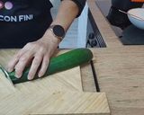 Foto del paso 2 de la receta: Ensalada de pasta con calabacín y tomates deshidratados