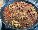 Une image de l'étape 14 de Bœuf aux tomates, champignons et carottes violettes (pour pâtes ou riz).