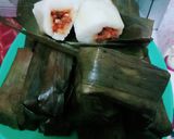 Foto langkah ke 4 dari resep Lontong isi oncom.
