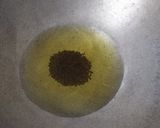 A picture of step 2 of Poha with tea.