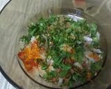 A picture of step 5 of Crispy potato and suji bites.