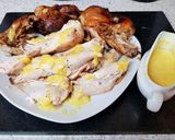 A picture of step 6 of My jamaican Spiced Chicken with A Mango Sauce.😍.