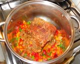 A picture of step 3 of Pork Ribs with Lentils.