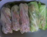 รูปขั้นตอนการทำที่ 3 ของ หมูม้วนผักราดน้ำแดง #redtable