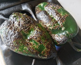 Foto del paso 2 de la receta: Chileno relleno hojaldrado
