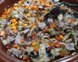 Foto del paso 4 de la receta: Cerdo estofado con verduras al vino tinto y bacon