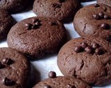 Foto langkah ke 6 dari resep COOKIES COKLAT ISI SELAI KACANG ♡.