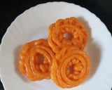 A picture of step 1 of Jangiri recipe.