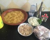 Foto del paso 1 de la receta: Fideos al vapor con pollo السفة مدفونة