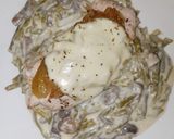 Une image de l'étape 6 de Escalopes de porc gratinées aux oignons confits mozzarella.