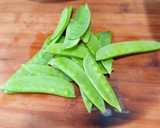 Foto del paso 1 de la receta: Tirabeques con setas