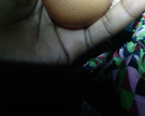 A picture of step 2 of Egg sauce with bread.