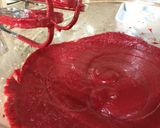 A picture of step 5 of Magnolia Bakery Inspired Red Velvet Cupcakes with Cream Cheese Frosting.