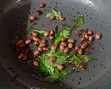 A picture of step 17 of Chickpea Spinach Pearls in Peanut rice And Cucumber Peanut raita.