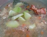 Foto langkah ke 4 dari resep Bobor bayam labu siam.