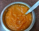 A picture of step 1 of Ripe Papaya Halwa.