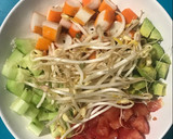 Foto del paso 4 de la receta: Ensalada variada con germinados, para cenar