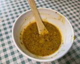 Une image de l'étape 6 de Marinade aux deux moutardes, ail, romarin et sirop d’érable.