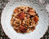 Foto del paso 5 de la receta: Arroz de butifarra negra, costillas y habitas baby