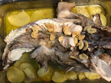 Rape al horno con salsa “ahí va la hostia “!!!!