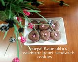 A picture of step 5 of Valentine heart sandwich cookies.