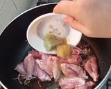 A picture of step 1 of Ridge Gourd (Turai) With Chicken Wings.