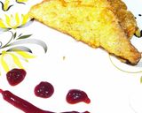 A picture of step 5 of Recipe of bread omelett.