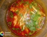 A picture of step 5 of Chicken Qorma.