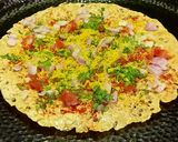 A picture of step 6 of Masala Papad.