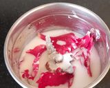 A picture of step 1 of Hibiscus in Buttermilk.