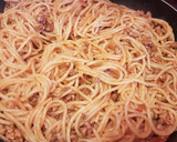 Foto del paso 3 de la receta: Espaguetis con salsa de tomate y carne picada
