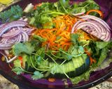 A picture of step 2 of Romaine Salad.