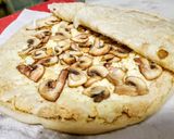 Foto del paso 5 de la receta: PAN De PITA, 🌮relleno de Pollo al ajillo con Champignones...!🍄
