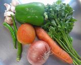 A picture of step 1 of Jowar uttapam.
