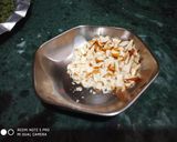 A picture of step 3 of Aval (flattened rice)burfi.