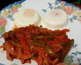 Foto del paso 7 de la receta: Huevos-flan con pimientos con tomate