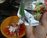A picture of step 1 of Thousand Island Sandwich.