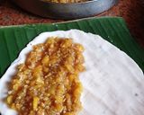 A picture of step 8 of Chakka appam/ steamed jackfruit rice cake.