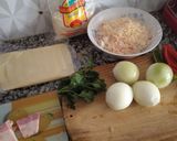 Foto del paso 1 de la receta: Tarta de cebolla, queso y arroz!!!