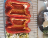 Foto del paso 1 de la receta: Pimiento rojo relleno de trigo sarraceno