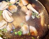 Hình bước làm 2 của món Canh Rau Dền Nấm Rơm Chay